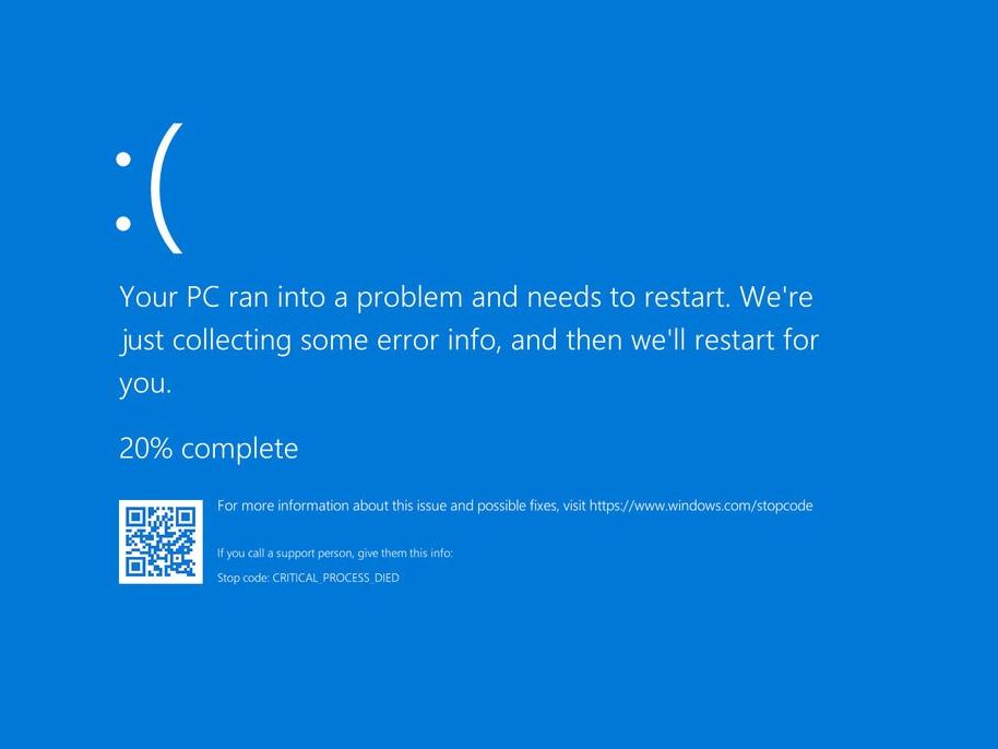 BLUE SCREEN OF DEATH