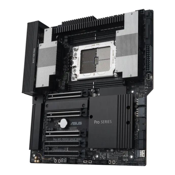 Carte mère ASUS Pro WS TRX50 SAGE WIFI socket Threadripper pour PC workstation TITAN X multi GPU haute performance