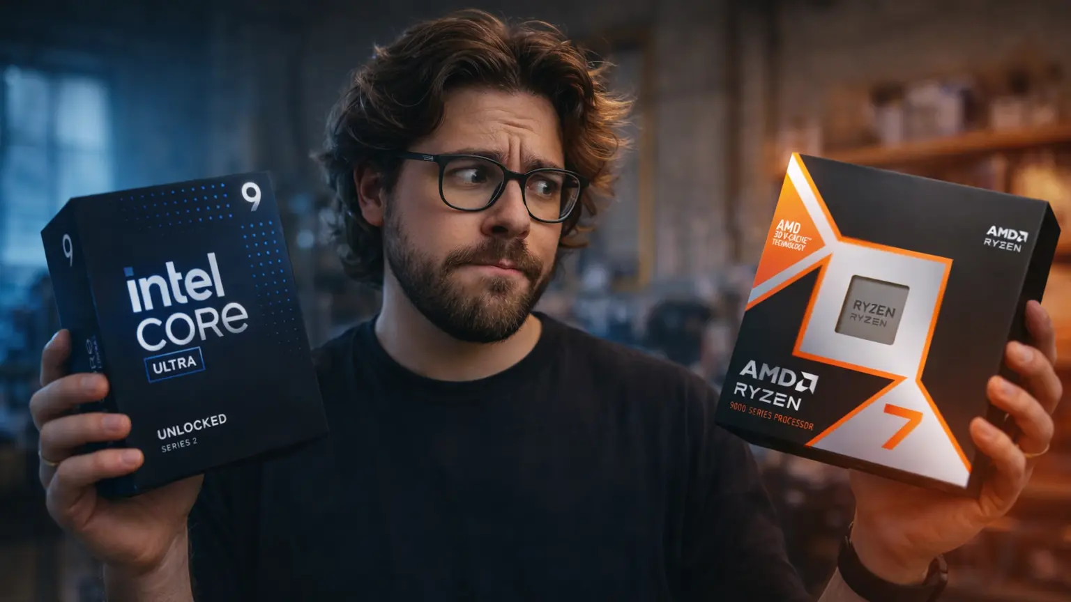 Comparatif processeur Intel Core Ultra vs AMD Ryzen 7, choix CPU gaming entre Intel et AMD pour PC gamer performant