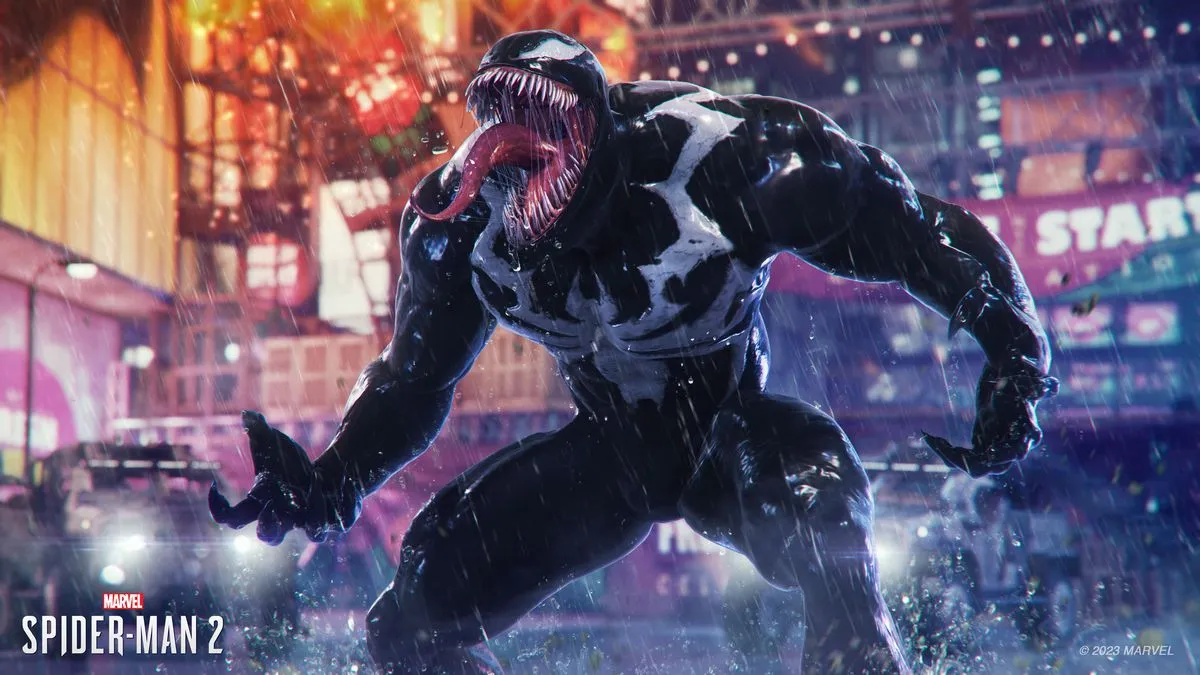 Venom dans une scène de Marvel's Spider-Man 2