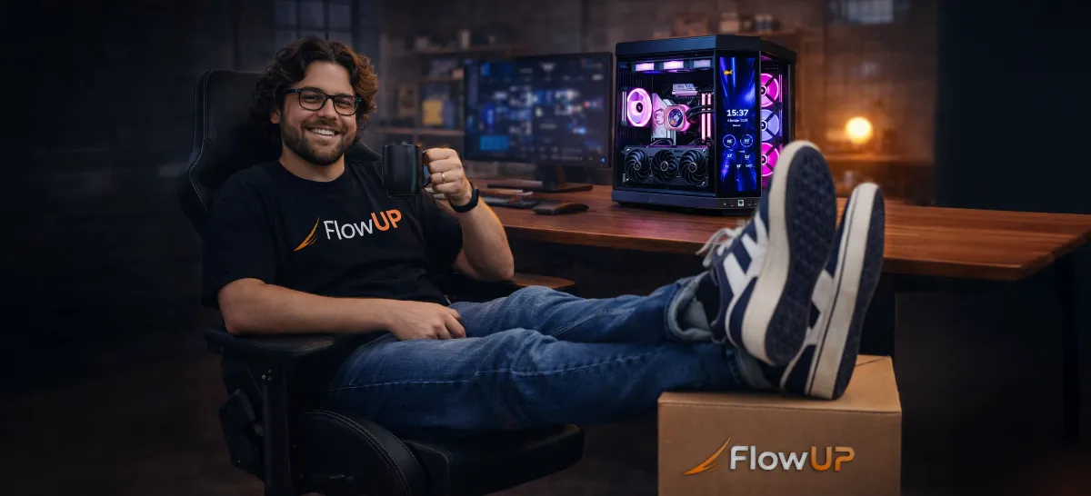 Montage d'un PC gamer dans l'atelier FlowUP