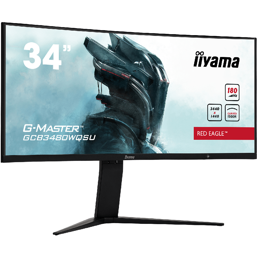 iiYAMA 34" /180 Hz /1440P /VA /Curved (GCB3480WQSU-B1)