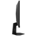 Vue de profil de l'écran PC gamer AOC 24 pouces Full HD avec son pied de support ergonomique robuste et son design plat ultra fin noir mat