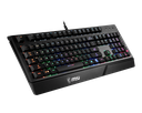 Clavier gaming MSI Vigor GK20 FR noir avec rétroéclairage RGB dynamique et design ergonomique pour setup PC gamer FlowUP