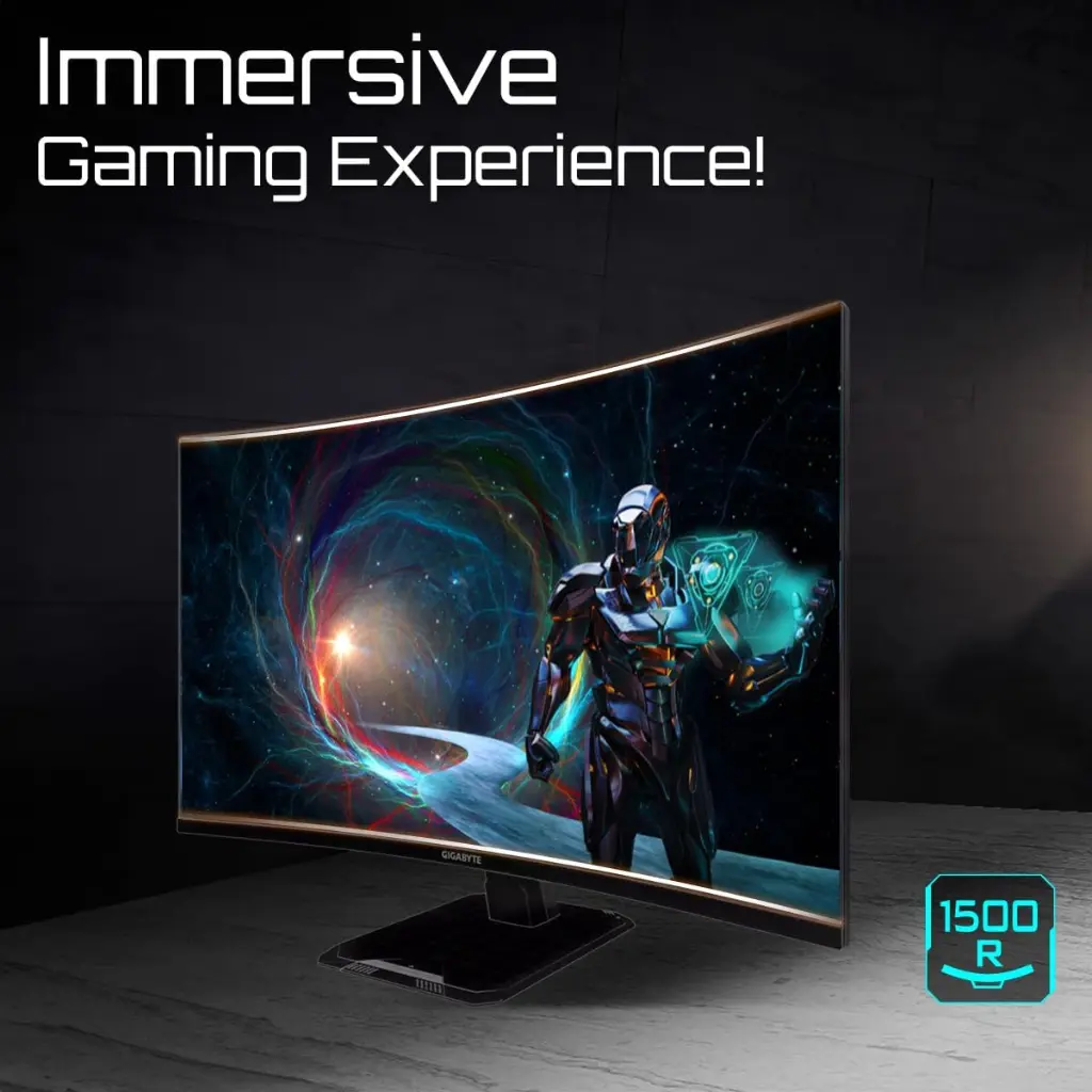 GIGABYTE 32" / 180Hz / QHD / VA / Curved 