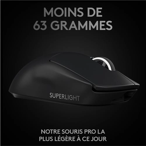 LOGITECH Pro X Superlight Noir sans fil