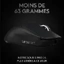 LOGITECH Pro X Superlight Noir sans fil
