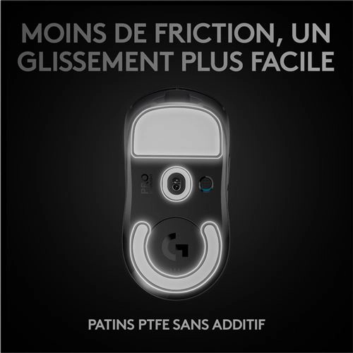 LOGITECH Pro X Superlight Noir sans fil