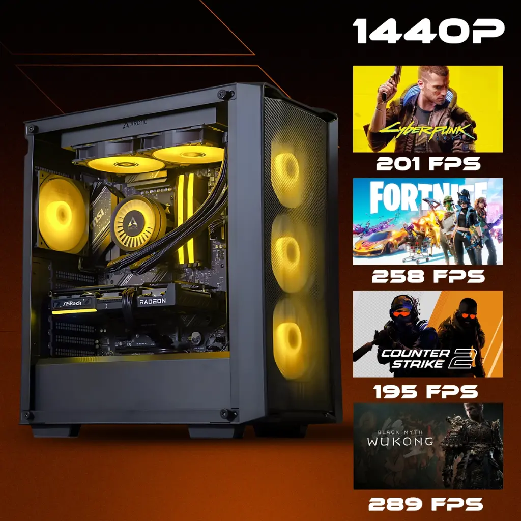 PC Rift Radeon™ RX 9060 XT 8GB