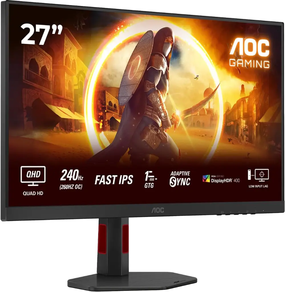AOC 27" / 240Hz / QHD / Fast IPS / Flat