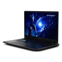 Vue de profil PC portable gamer ERAZER Deputy P1 RTX 5060 Intel Core 5 210H 15 pouces 16Go DDR5 écran 144Hz design noir performant
