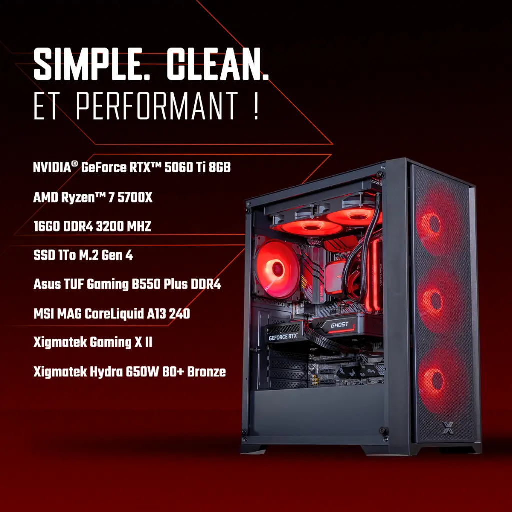 PC Savannah GeForce RTX™ 5060 Ti 8GB 