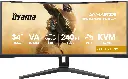 IIyama 34" / 240Hz / WQHD / VA / Incurvé - Écran PC
