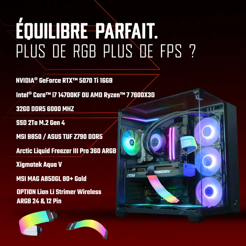 PC Rainbow GEFORCE RTX™ 5070 Ti 
