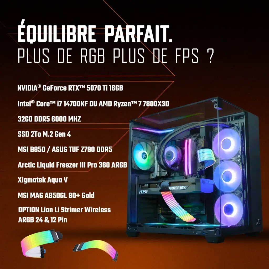 PC Rainbow GEFORCE RTX™ 5070 Ti 