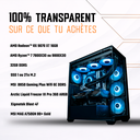 PC Gamer FlowUP avec carte graphique AMD Radeon RX 9070 XT et processeur Ryzen 7 9800X3D dans un boîtier Xigmatek Blast 4F