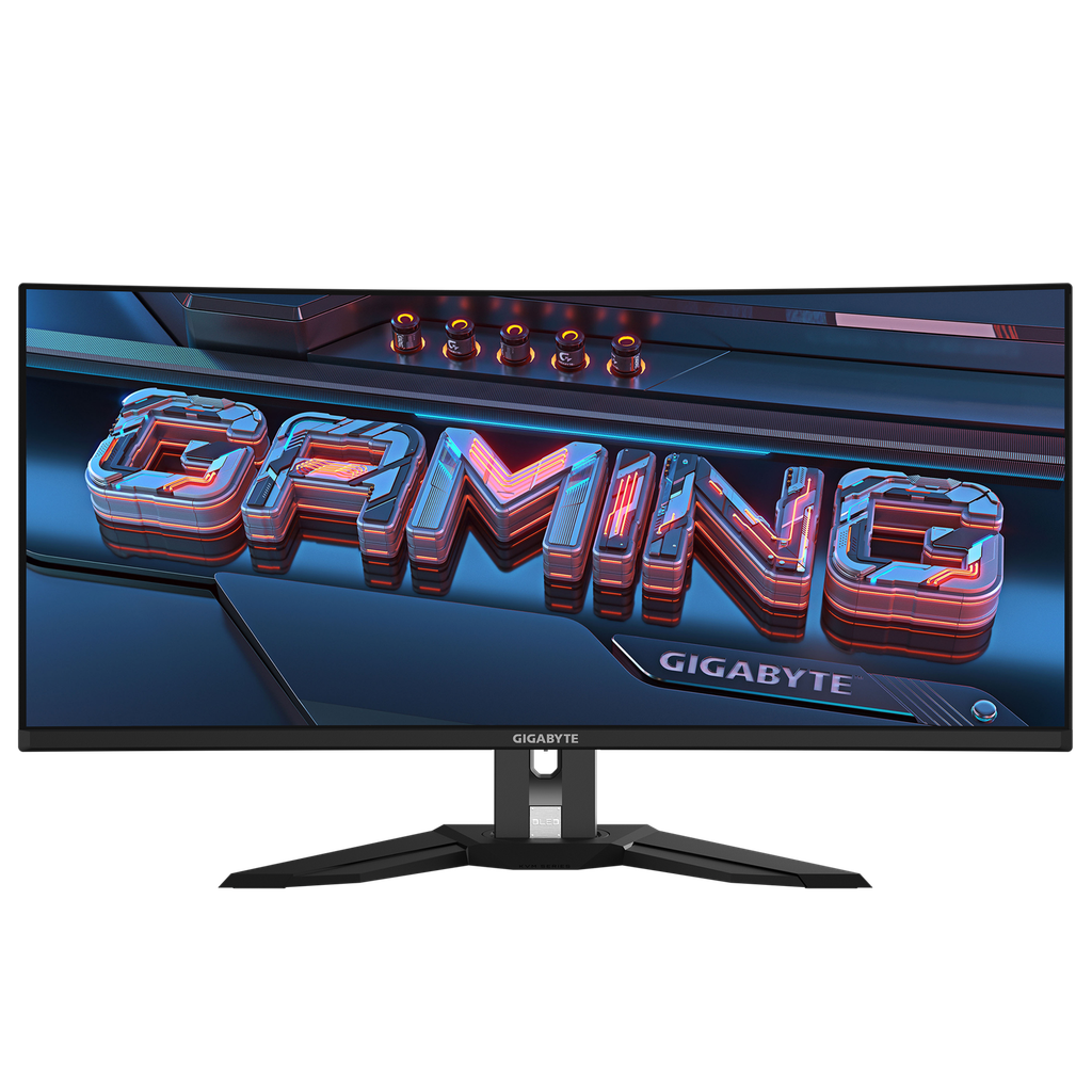 Écran PC gamer Gigabyte MO34WQC 34 pouces OLED WQHD 3440x1440 175Hz 0 03 ms FreeSync Premium Pro curved gaming