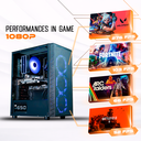 Performances du PC gamer Bengal FlowUP : benchmarks FPS en 1080p sur Valorant, Fortnite et Battlefield