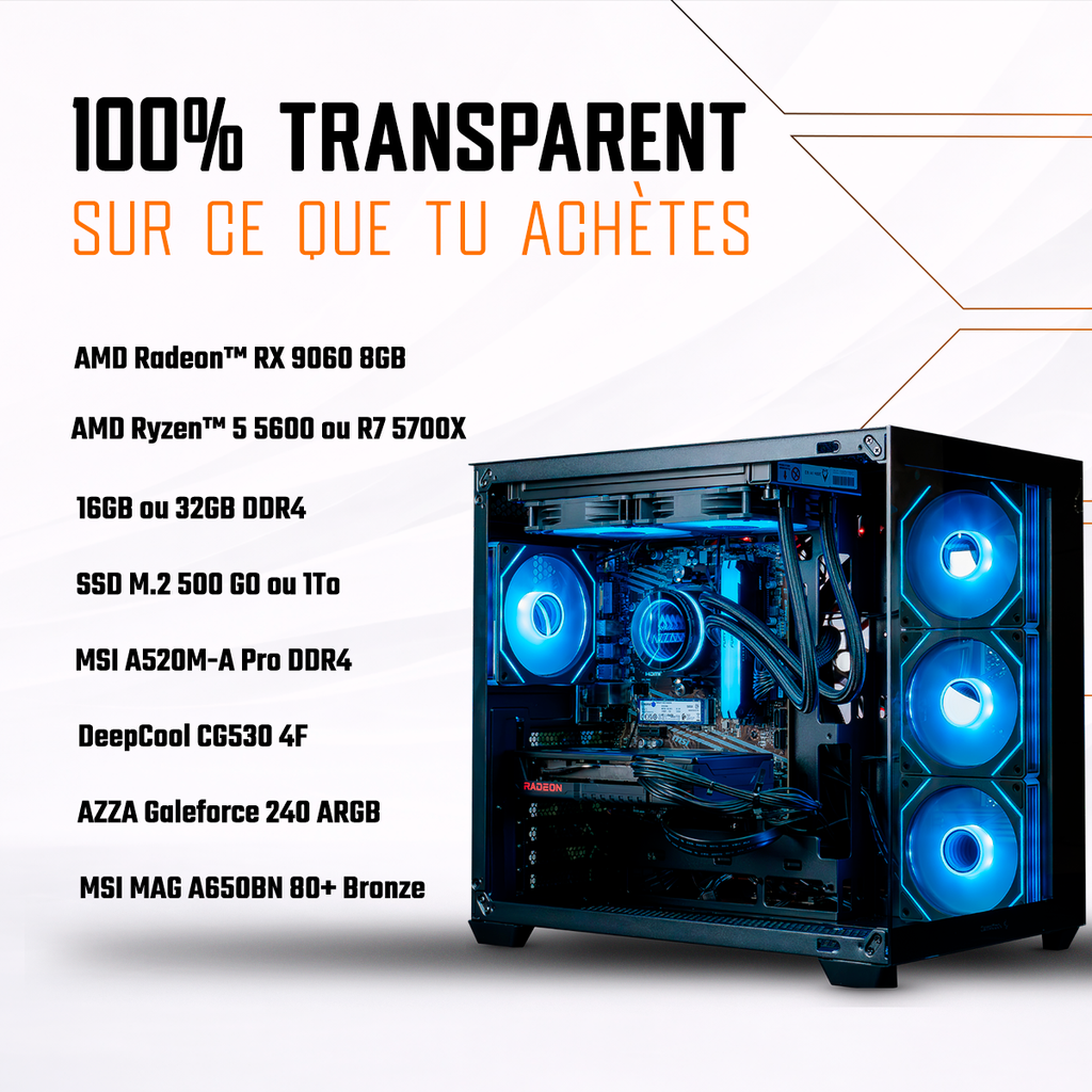 PC Nightwing Radeon™ RX 9060