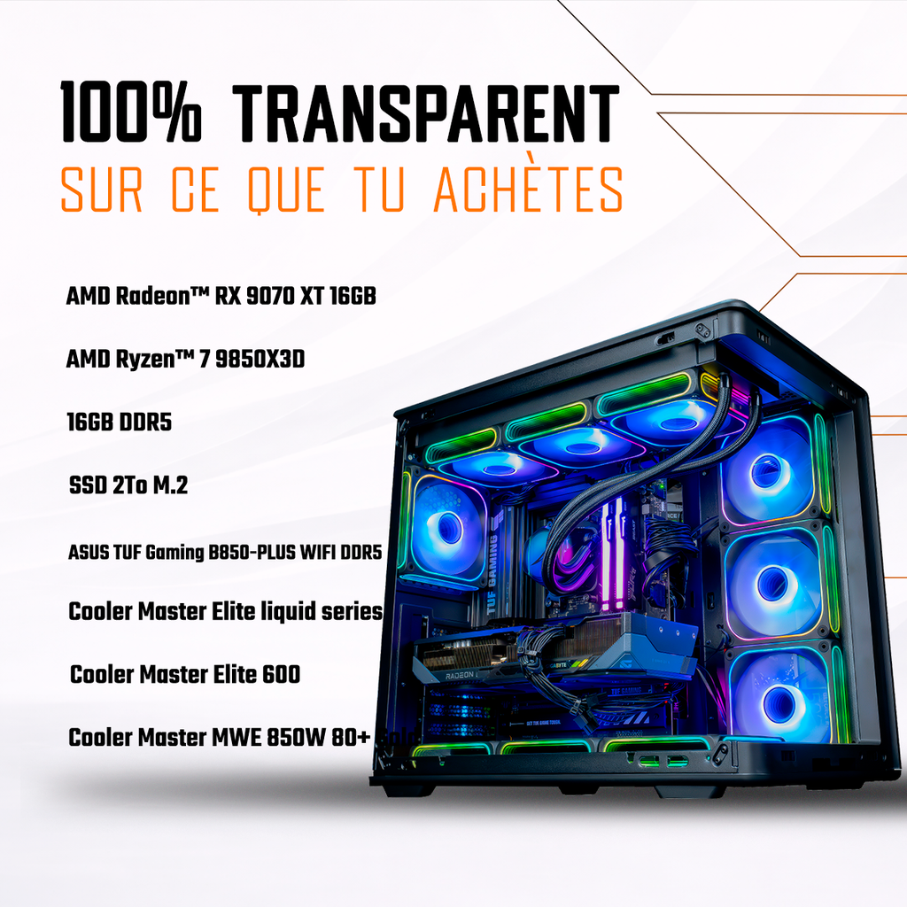 PC SHADOW Radeon™ RX 9070 XT by Helena Claris 