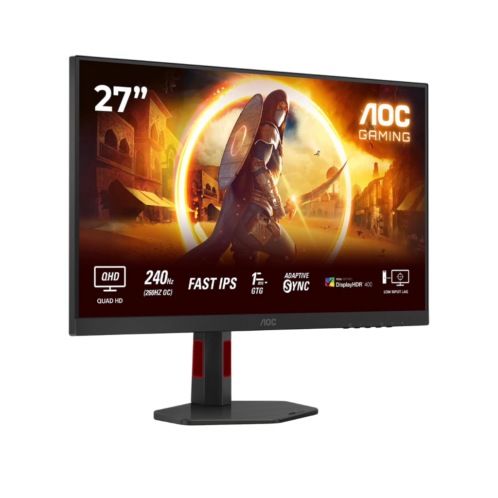 Starter Pack: PC Dynamo + AOC 27" / 240Hz / QHD / Fast IPS / Plat - Écran PC
