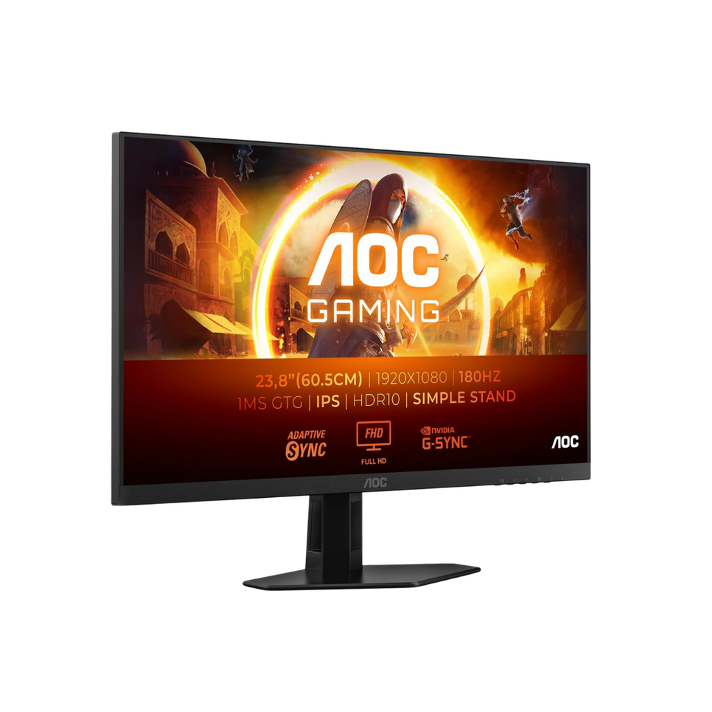 STARTER PACK FLOWUP – PC ANTI-CRISE + AOC 24" / 180Hz / FHD / IPS / Flat - Écran PC