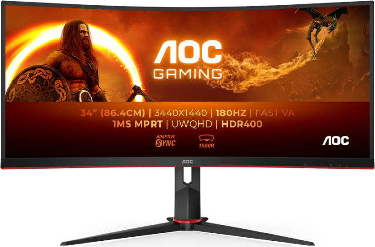 AOC 34" / 180hz / WQHD / VA / Curved  