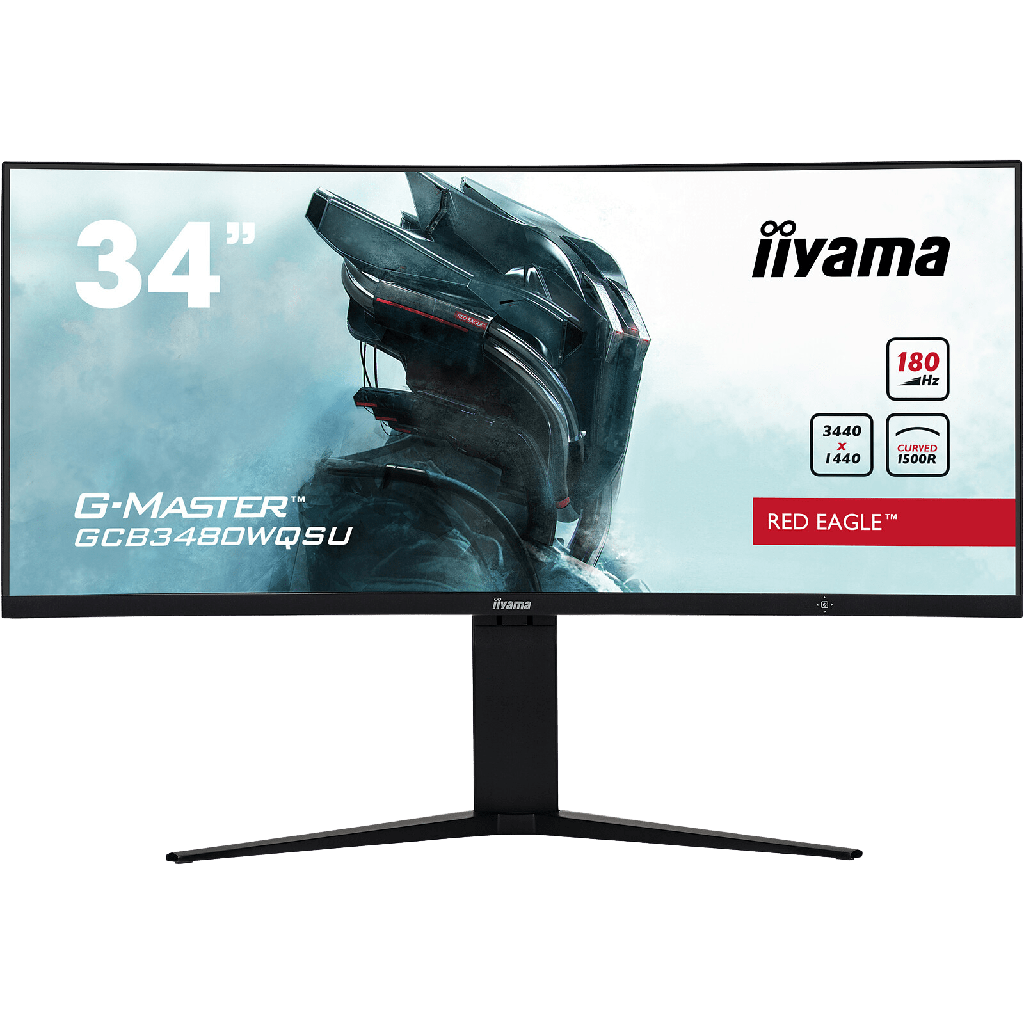 iiYAMA 34" /180 Hz /1440P /VA /Curved (GCB3480WQSU-B1)