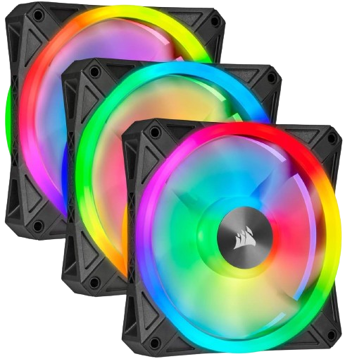 Corsair iCUE QL120 RGB Triple Fan pack Rainbow