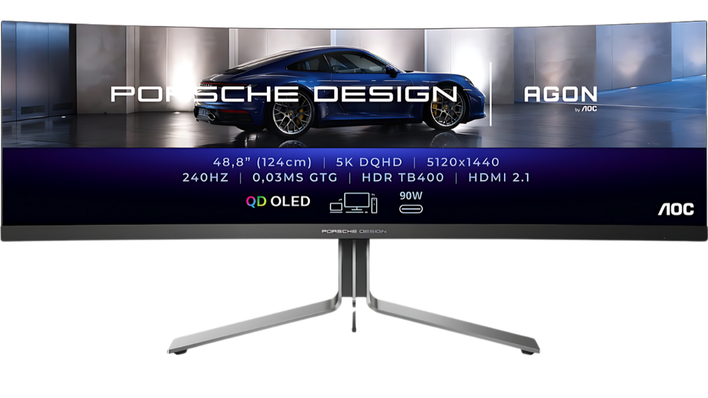 AOC Porsche 49" /240Hz /DQHD /QD-OLED /Curved (PD49)