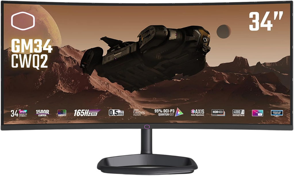 COOLER MASTER 34" / 180Hz / WQHD / VA / Curved 