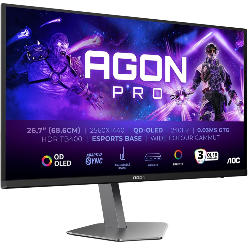 AGON PRO 27" /240Hz /1440P /QD-OLED / FLAT (AG276QZD2)