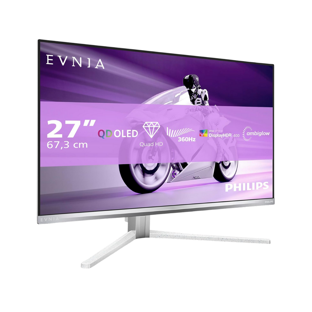 PHILIPS EVNIA 27" / 360Hz / QHD / QD-OLED / Plat - Écran PC