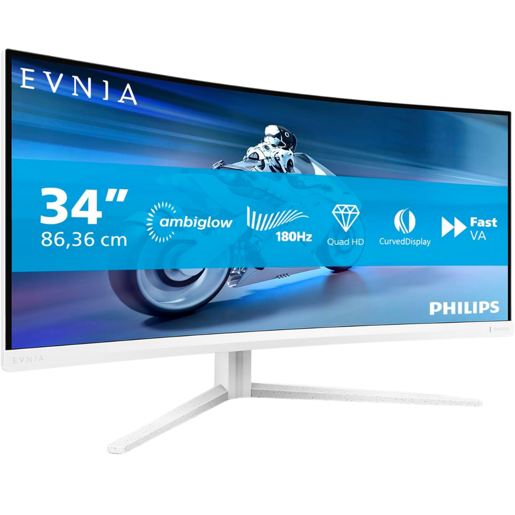 PHILIPS EVNIA 34" / 180Hz / UWQHD / Fast VA / Incurvé - Écran PC