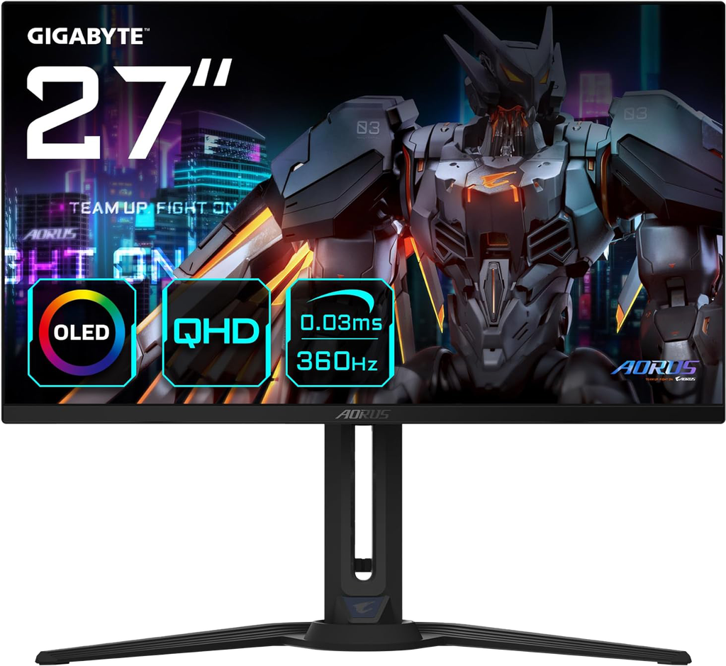 AORUS 27" / 360Hz / QHD / QD-OLED / Flat