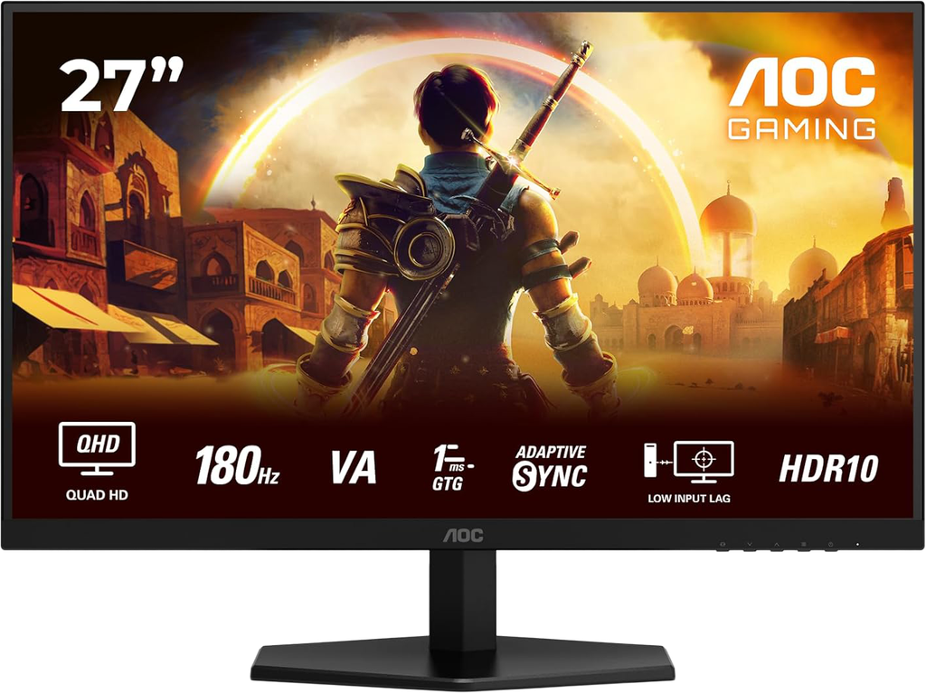 AOC 27" / 180Hz / QHD / Fast VA / Flat