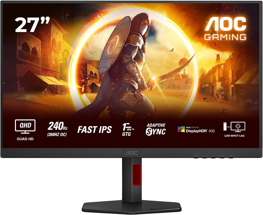 AOC 27" / 240Hz / QHD / Fast IPS / Flat