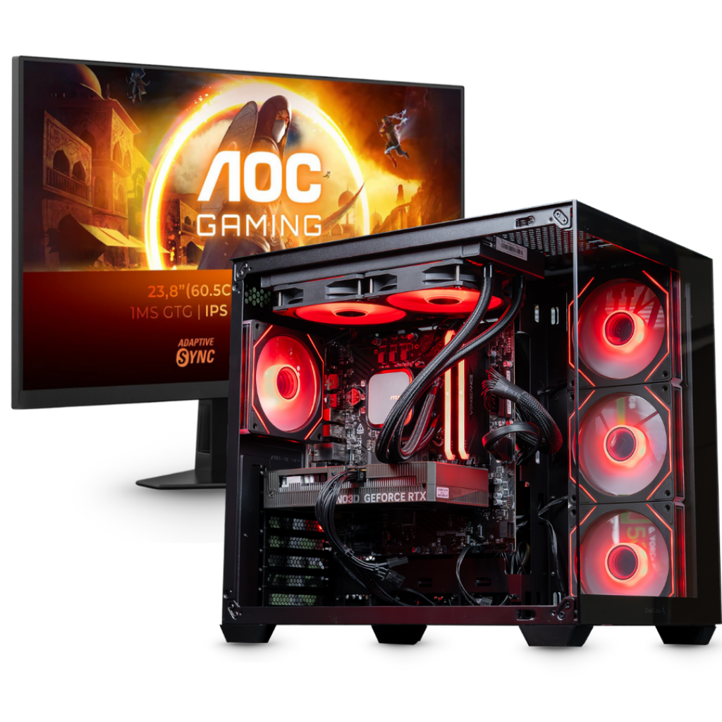 Starter Pack : PC Banger + AOC 24" / 180Hz / FHD / Fast IPS 