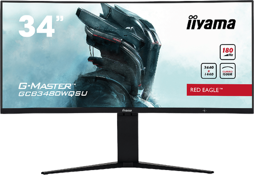 [GCB3480WQSU-B1] IIYAMA G-Master 34" / 180 Hz / QHD / VA / Curved 