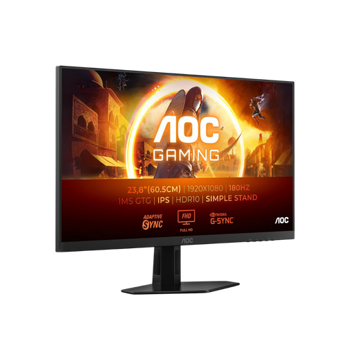 [24G4XE] AOC 24" / 180Hz / FHD / IPS / Plat - Écran PC