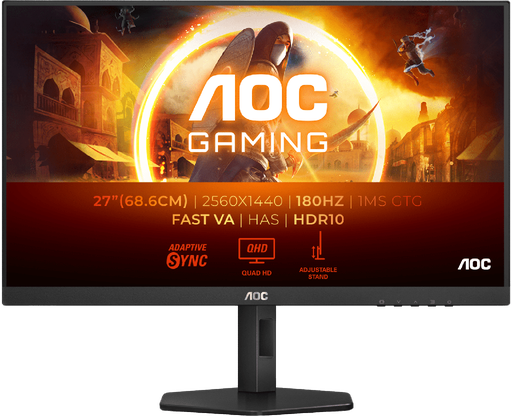 [Q27G4XN] AOC 27" / 180Hz / QHD / Fast VA / Flat 