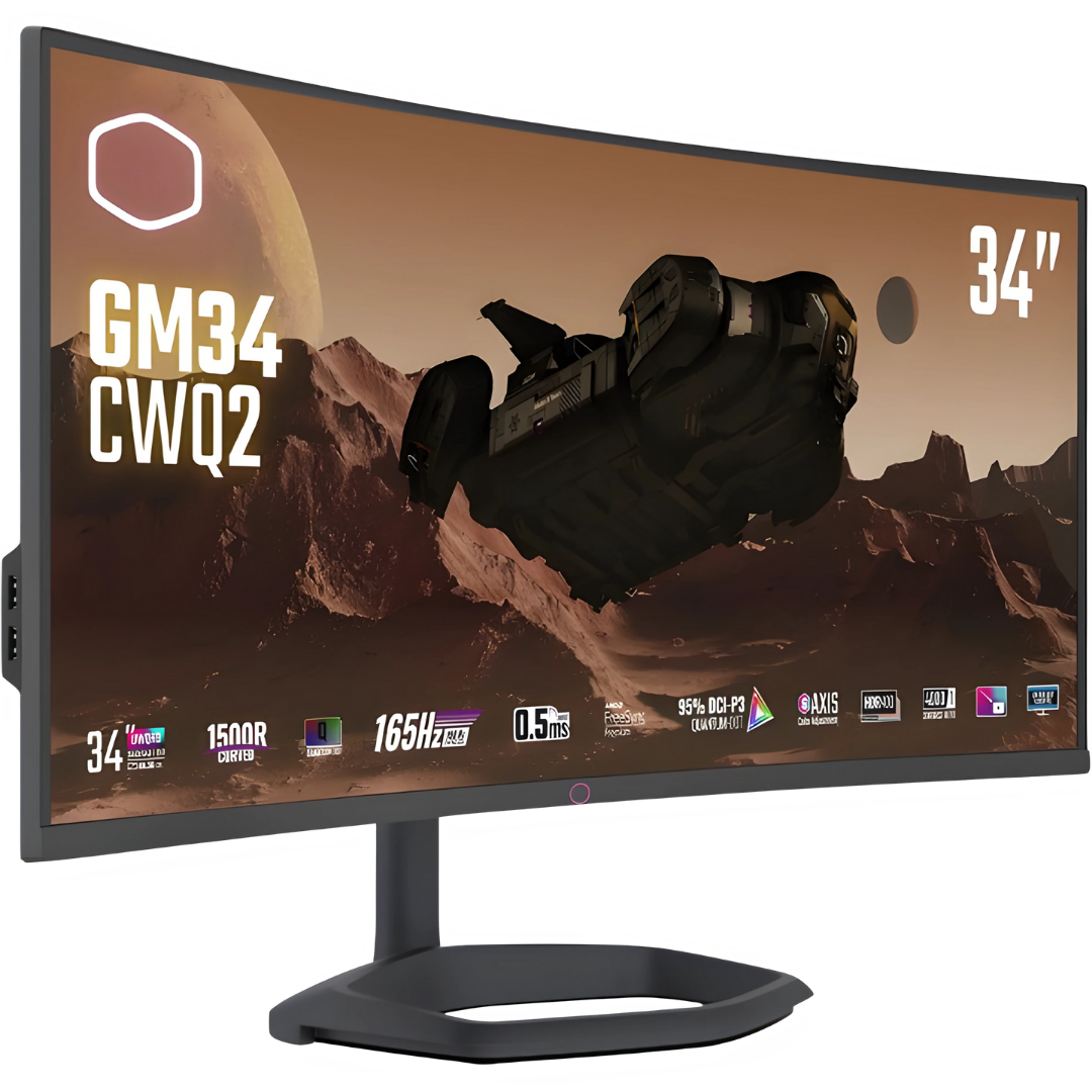 [CMI-GM34-CWQ2-EK] COOLER MASTER 34"" / 180Hz / WQHD / VA / Incurvé - Écran PC