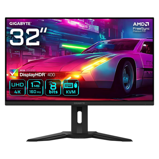 [M32UP] GIGABYTE 32" / 160Hz / UHD / IPS / Plat - Écran PC