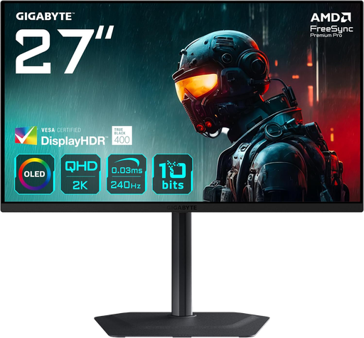 [MO27Q2] GIGABYTE 27" / 240Hz / QHD / OLED / Flat