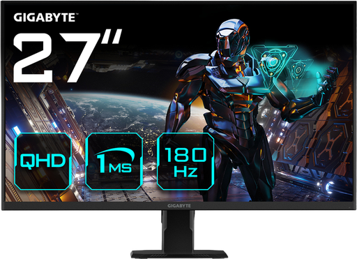 [GS27QA] GIGABYTE 27" / 180Hz / QHD / SS IPS / Flat