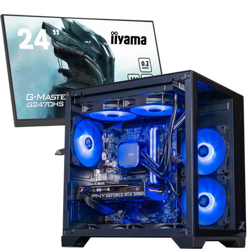 Starter Pack: PC BANGER RTX 5060 + IIyama 27" / 180Hz / FHD / IPS / Flat