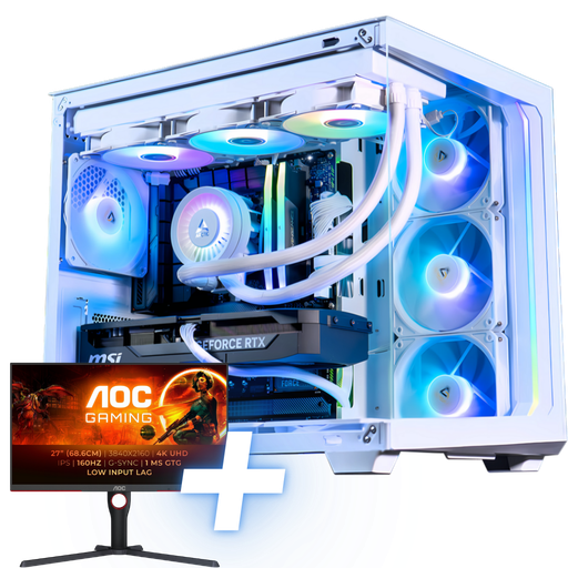 Ultimate Pack: PC RAINBOW RTX 5070 TI + AOC 27" / 160Hz / UHD / IPS / Flat