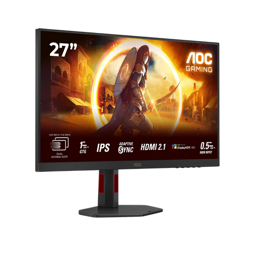 [U27G4R] AOC 27" / 160Hz / UHD / Fast IPS / Plat (320Hz en FHD ) - Écran PC