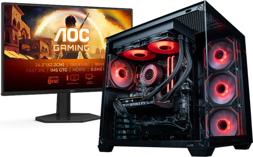 Starter Pack : PC Banger + AOC 25" / 180Hz / FHD / Fast IPS