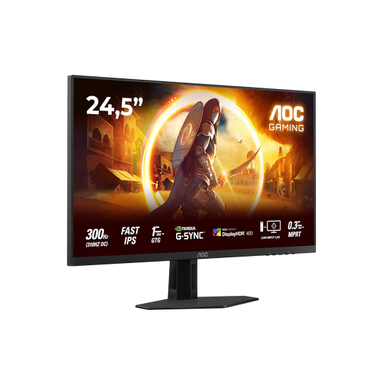 [25G4SRE] AOC 25" / 300Hz / FHD / Fast IPS / Flat - Écran PC